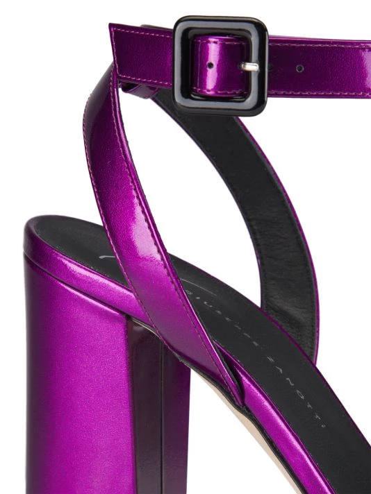 Giuseppe Zanotti Blasvegas Metallic Leather Platform Sandals 6 Giuseppe Zanotti Blasvegas Metallic Leather Platform Sandals - Image 6