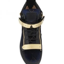 Giuseppe Zanotti Maylondon Velvet & Patent Leather High-Top Sneakers For Men 10 Giuseppe Zanotti Maylondon Velvet & Patent Leather High-Top Sneakers For Men -Rosantica And Giuseppe Zanotti shop unnamed file 541