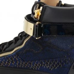 Giuseppe Zanotti Maylondon Velvet & Patent Leather High-Top Sneakers For Men 11 Giuseppe Zanotti Maylondon Velvet & Patent Leather High-Top Sneakers For Men -Rosantica And Giuseppe Zanotti shop unnamed file 542