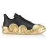Giuseppe Zanotti Cobra Sole Lace-Up Sneakers For Men Black Gold