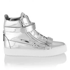 Giuseppe Zanotti Metallic High-Top Sneakers For Men