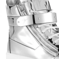 Giuseppe Zanotti Metallic High-Top Sneakers For Men -Rosantica And Giuseppe Zanotti shop unnamed file 556