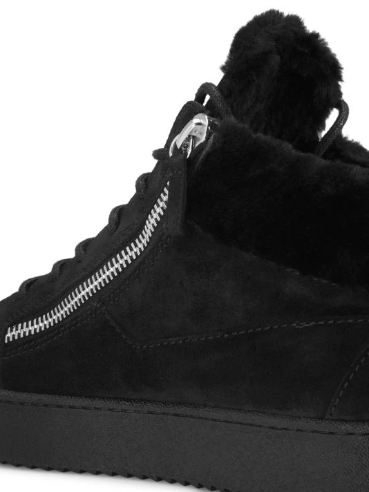 Giuseppe Zanotti Maylondon Shearling High-Top Sneakers For Men 6 Giuseppe Zanotti Maylondon Shearling High-Top Sneakers For Men - Image 6