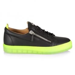 Giuseppe Zanotti Maylondon Leather Zip-Up Sneakers For Men