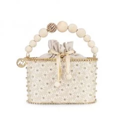 Rosantica And Giuseppe Zanotti shop 43 Rosantica Holli Gelsomino Crystal-Embellished Top Handle Bag