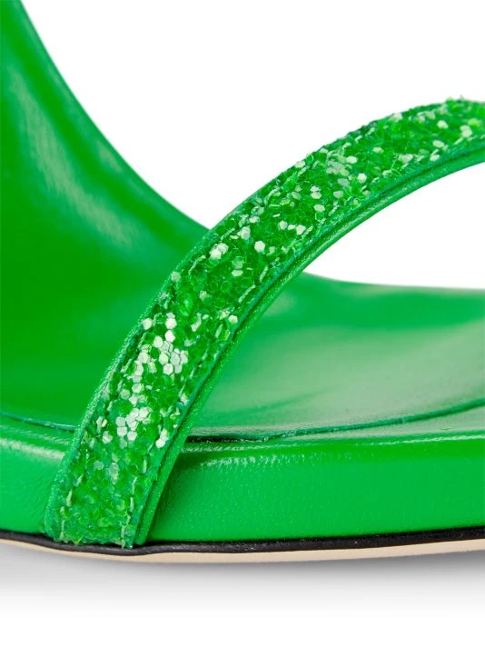 Giuseppe Zanotti South 115 Glitter Strappy Sandals Kiwi 6 Giuseppe Zanotti South 115 Glitter Strappy Sandals Kiwi - Image 6