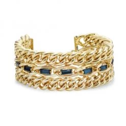 Rosantica Greca Goldtone & Faux-Crystal Chain Bracelet