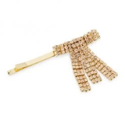 Rosantica Bow Goldtone & Synthetic Crystal Bobby Pin