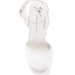 Giuseppe Zanotti Saintrò Leather Platform Sandals White -Rosantica And Giuseppe Zanotti shop unnamed file 610