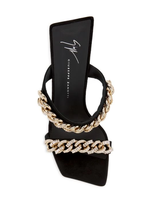 Giuseppe Zanotti Tutankamon Sculpted Wedge Suede Sandals 5 Giuseppe Zanotti Tutankamon Sculpted Wedge Suede Sandals - Image 5