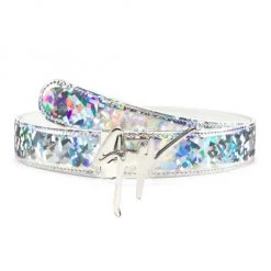 Giuseppe Zanotti Aikido Argento Holographic Belt For Men