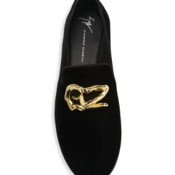 Giuseppe Zanotti Kevin Velvet Sacchetto Loafers For Men -Rosantica And Giuseppe Zanotti shop unnamed file 653