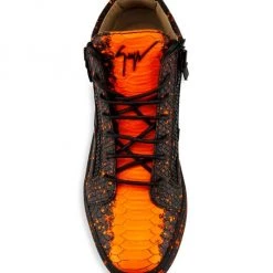 Giuseppe Zanotti May Embossed Neon High-Top Sneakers For Men -Rosantica And Giuseppe Zanotti shop unnamed file 659