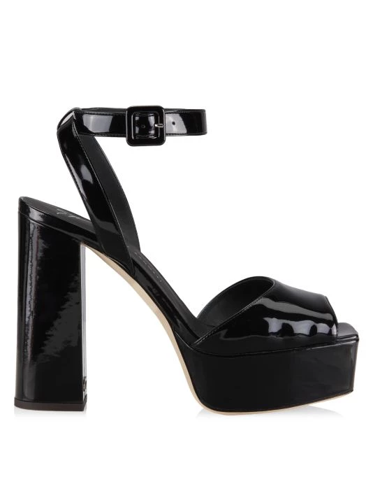 Giuseppe Zanotti Blasvegas Patent Leather Platform Sandals 1 Giuseppe Zanotti Blasvegas Patent Leather Platform Sandals
