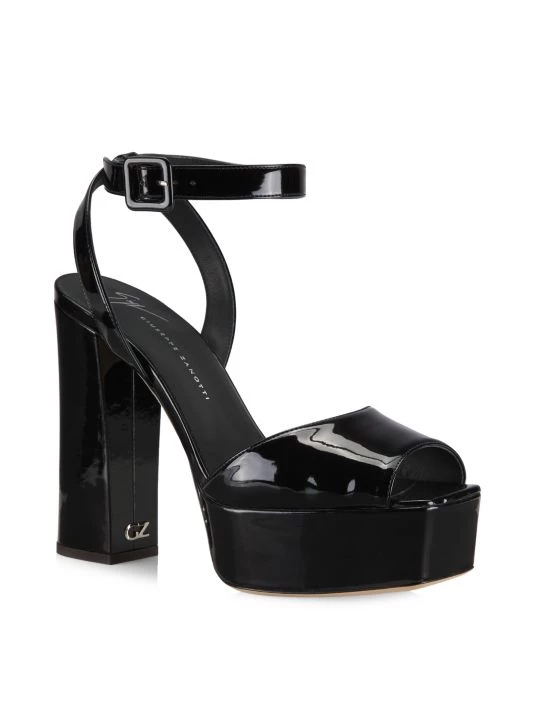 Giuseppe Zanotti Blasvegas Patent Leather Platform Sandals 2 Giuseppe Zanotti Blasvegas Patent Leather Platform Sandals - Image 2