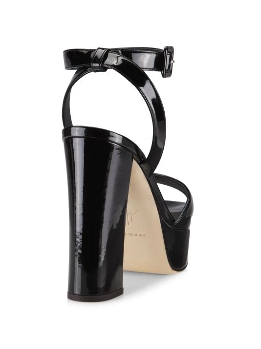 Giuseppe Zanotti Blasvegas Patent Leather Platform Sandals 3 Giuseppe Zanotti Blasvegas Patent Leather Platform Sandals - Image 3