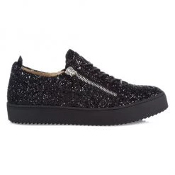 Rosantica And Giuseppe Zanotti shop 41 Giuseppe Zanotti Maylondon Zip Glitter Sneakers For Men