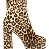 Giuseppe Zanotti New York 80 Cheetah Print Platform Booties