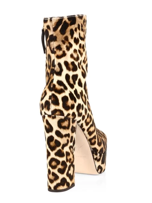 Giuseppe Zanotti New York 80 Cheetah Print Platform Booties 3 Giuseppe Zanotti New York 80 Cheetah Print Platform Booties - Image 3