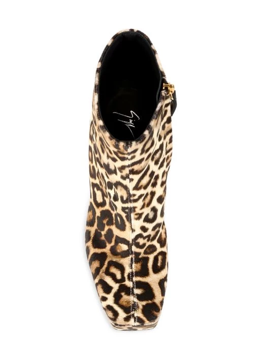 Giuseppe Zanotti New York 80 Cheetah Print Platform Booties 5 Giuseppe Zanotti New York 80 Cheetah Print Platform Booties - Image 5