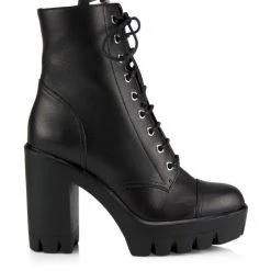 Giuseppe Zanotti Gintonic Leather Platform Booties Black -Rosantica And Giuseppe Zanotti shop unnamed file 779