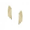 Rosantica Clara Goldtone & Crystal Fringe Earrings