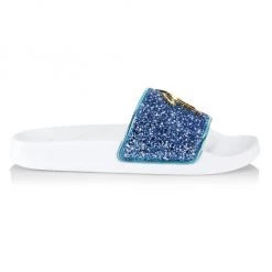 Rosantica And Giuseppe Zanotti shop 39 Giuseppe Zanotti Glitter Rubber Pool Slides
