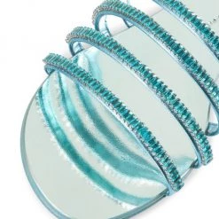 Giuseppe Zanotti Nuvòroll Metallic Leather Sandals Blue Metal -Rosantica And Giuseppe Zanotti shop unnamed file 822