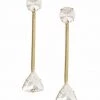 Rosantica Goldtone & Crystal Tubogas-Chain Drop Earrings