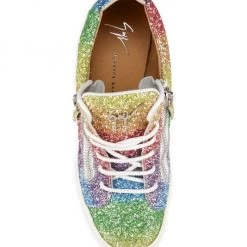 Giuseppe Zanotti Glitter Rainbow Wedge Sneakers -Rosantica And Giuseppe Zanotti shop unnamed file 839