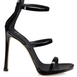 Giuseppe Zanotti South 115 Patent-Leather Sandals Yellow