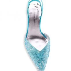 Giuseppe Zanotti Raquel Embellished Leather Slingback Pumps -Rosantica And Giuseppe Zanotti shop unnamed file 865