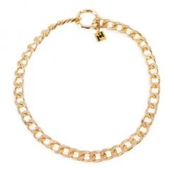 Rosantica Athena Goldtone Faux Crystal Cuban Link Necklace