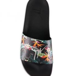 Giuseppe Zanotti Venom Leather Logo Pool Slide For Men -Rosantica And Giuseppe Zanotti shop unnamed file 893
