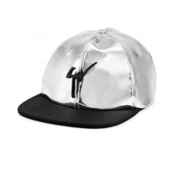 Giuseppe Zanotti Metallic Leather Cap For Men