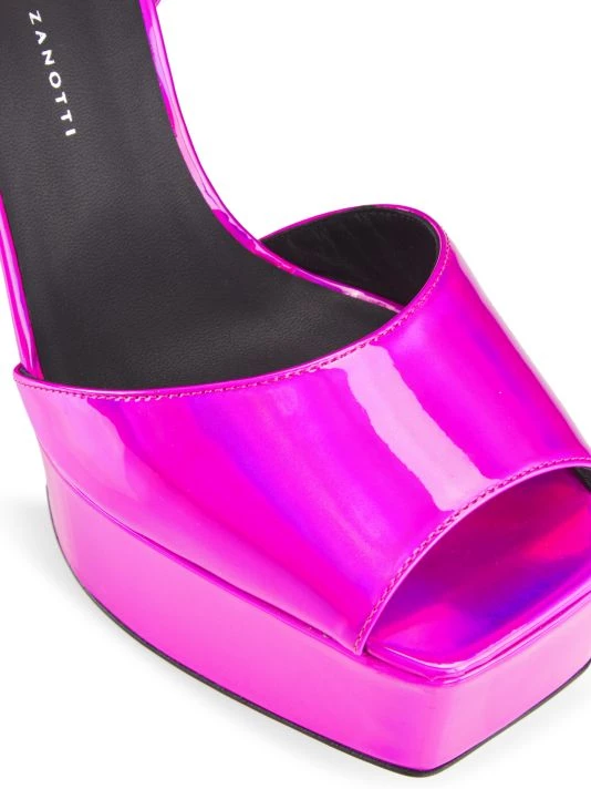 Giuseppe Zanotti Blasvegas Metallic Leather Platform Sandals Irridescent 6 Giuseppe Zanotti Blasvegas Metallic Leather Platform Sandals Irridescent - Image 6