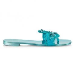 Giuseppe Zanotti Nuvòrock Crystal & Leather Sandals Blue -Rosantica And Giuseppe Zanotti shop unnamed file 912