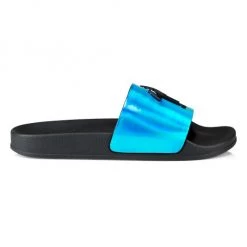 Giuseppe Zanotti Leather Logo Slides For Men Turquoise -Rosantica And Giuseppe Zanotti shop unnamed file 920
