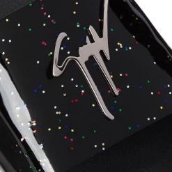 Giuseppe Zanotti Newburel Iridescent Splatter Leather Slide Sandals For Men Black Multi -Rosantica And Giuseppe Zanotti shop unnamed file 942