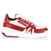 Giuseppe Zanotti Talon Two-Tone Leather Chunky Sneakers For Men White Pink
