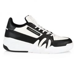 Giuseppe Zanotti Talon Two-Tone Leather Chunky Sneakers For Men White Pink -Rosantica And Giuseppe Zanotti shop unnamed file 951