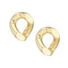 Rosantica Amy Goldtone Link Stud Earrings